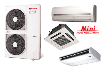 Мультизональная мини VRF система Toshiba Mini SMMS (R410а)