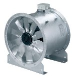 Осевые вентиляторы среднего давления Systemair AXC